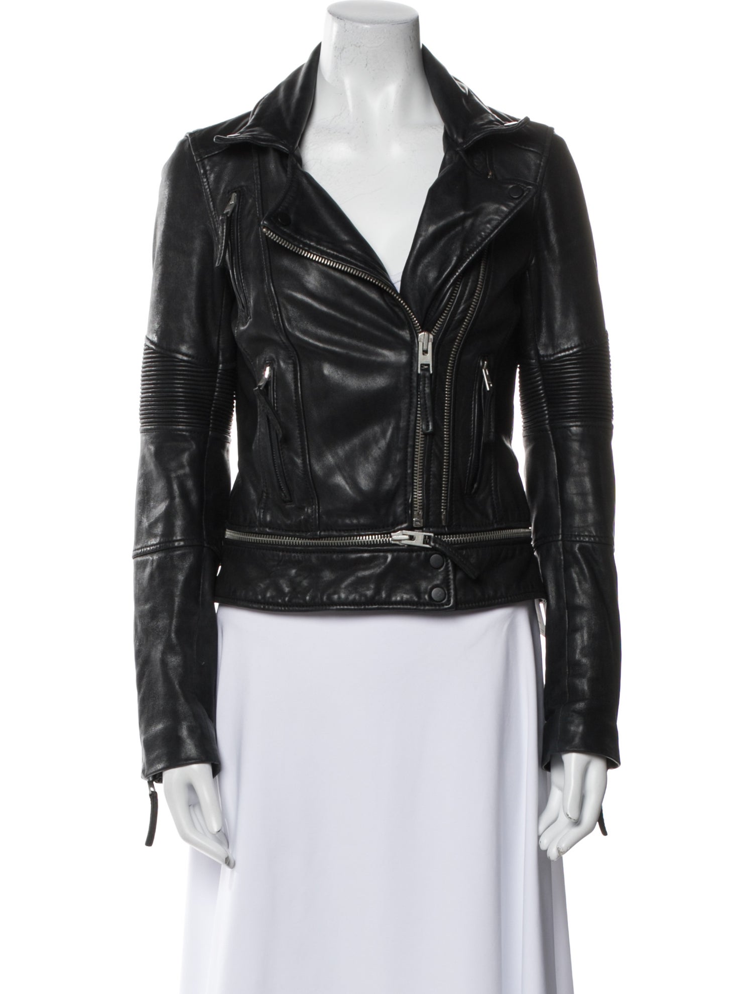 AllSaints Leather Biker Jacket