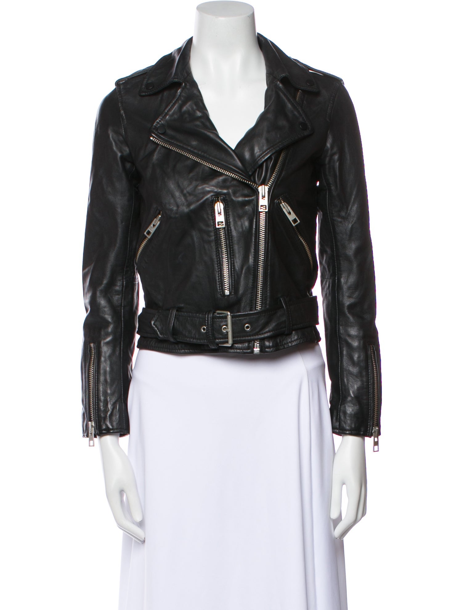 AllSaints Leather Biker Jacket