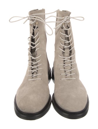 AllSaints Suede Combat Boots