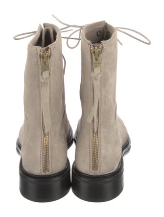 AllSaints Suede Combat Boots