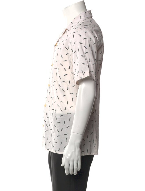 AllSaints Printed Short Sleeve Dress Shirt