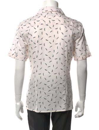 AllSaints Printed Short Sleeve Dress Shirt