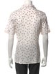 AllSaints Printed Short Sleeve Dress Shirt