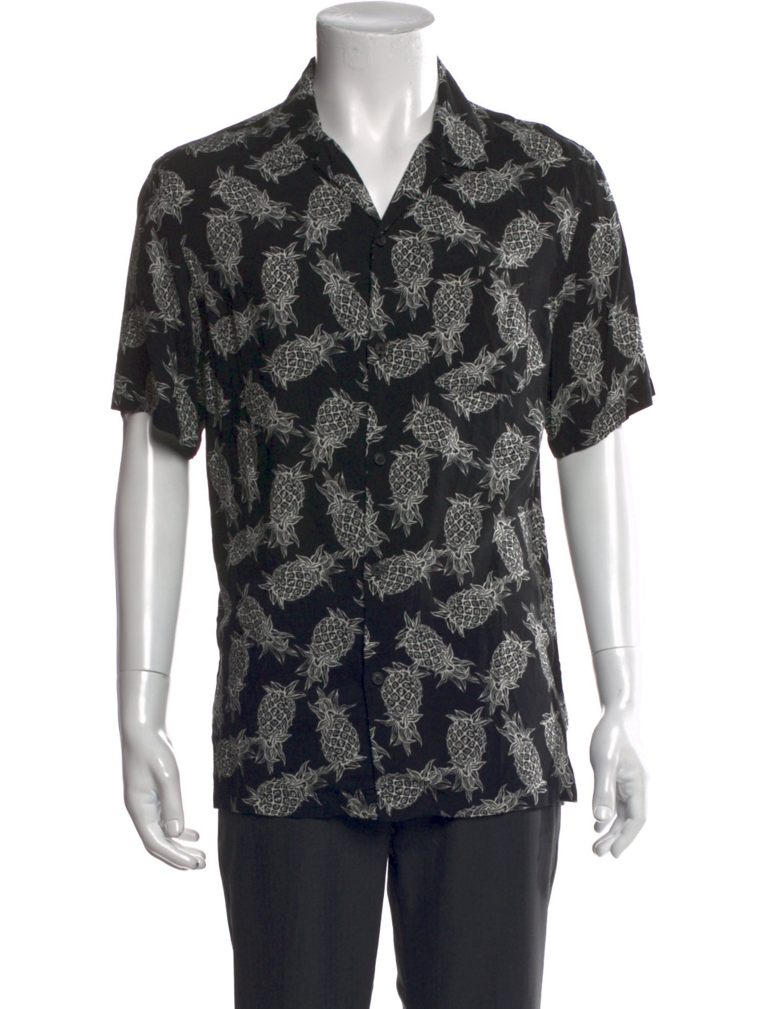 AllSaints Printed Short Sleeve Shirt