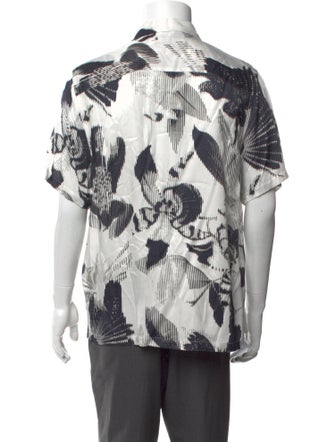 AllSaints Floral Print Short Sleeve Shirt