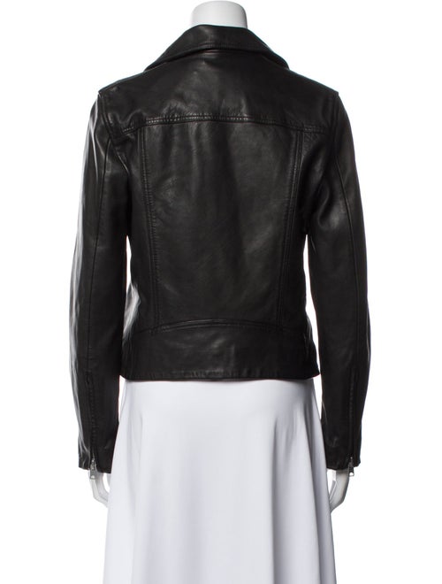 AllSaints Lamb Leather Biker Jacket