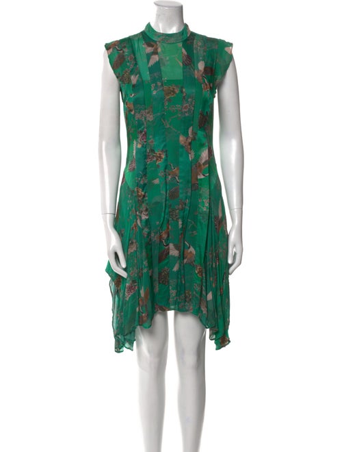 AllSaints Floral Print Mini Dress