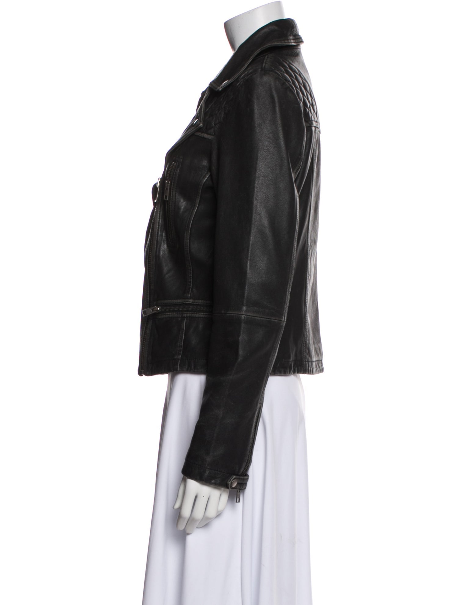 AllSaints Leather Biker Jacket