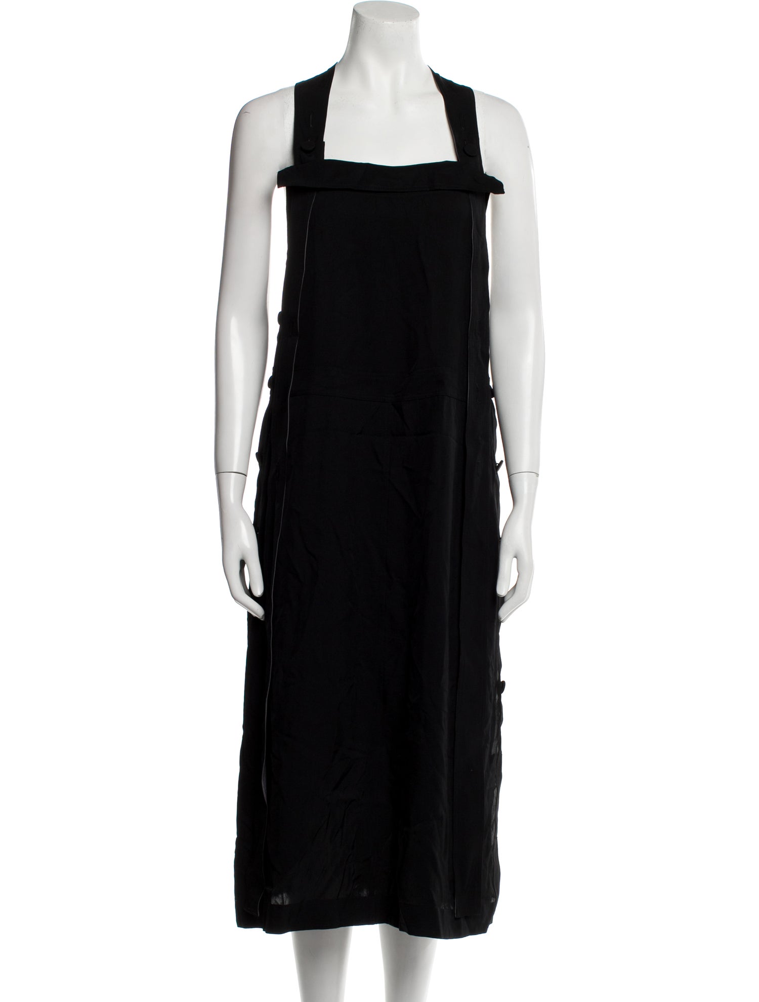 AllSaints Square Neckline Long Dress