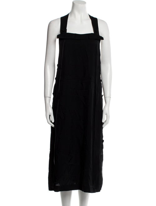 AllSaints Square Neckline Long Dress