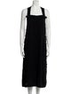 AllSaints Square Neckline Long Dress