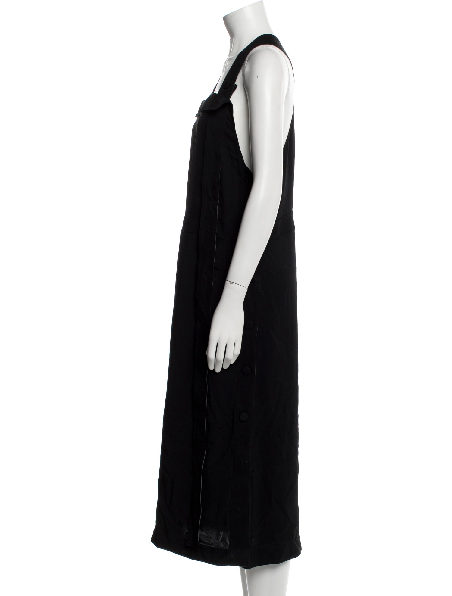 AllSaints Square Neckline Long Dress