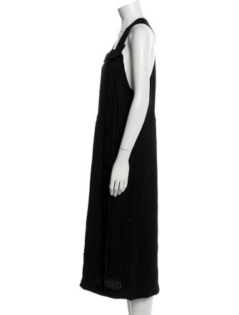 AllSaints Square Neckline Long Dress