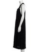 AllSaints Square Neckline Long Dress