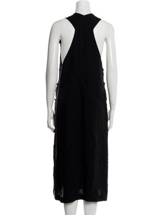 AllSaints Square Neckline Long Dress