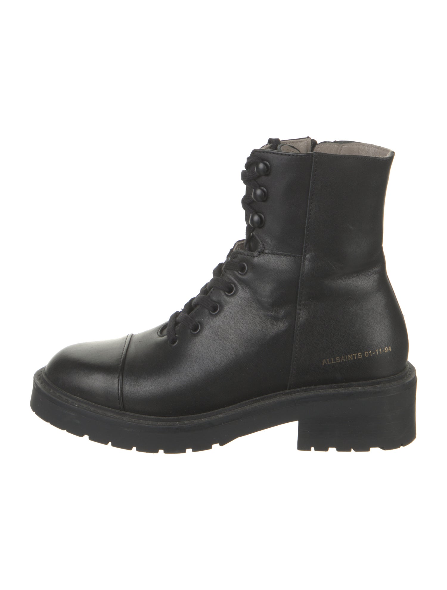 AllSaints Leather Combat Boots w/ Tags