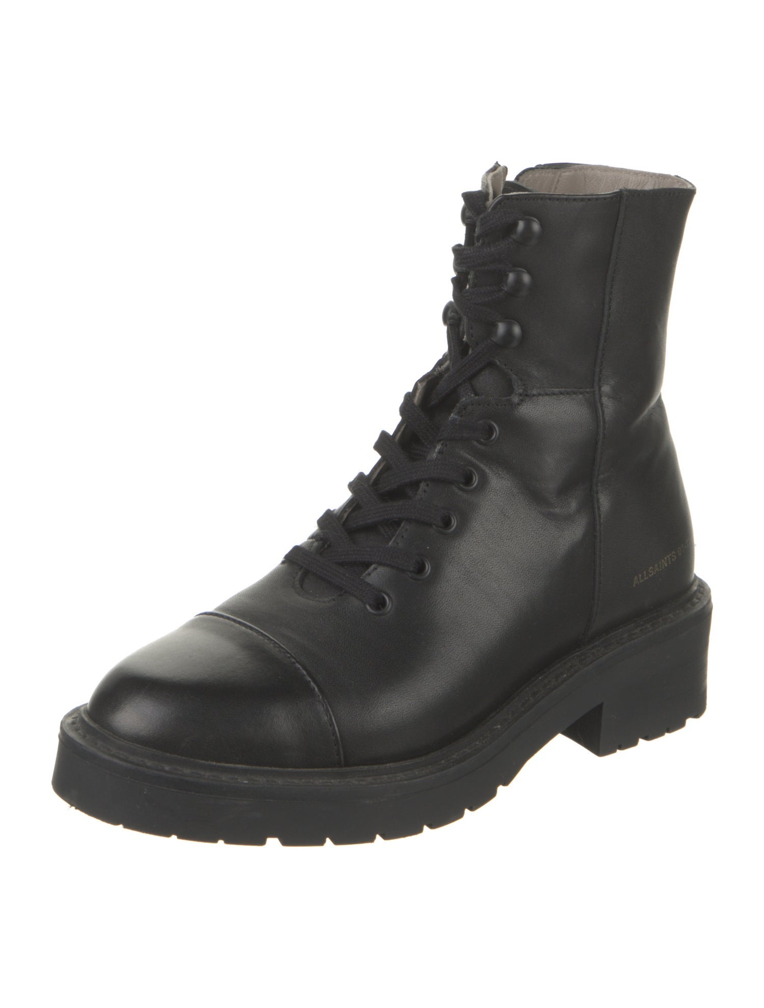 AllSaints Leather Combat Boots w/ Tags