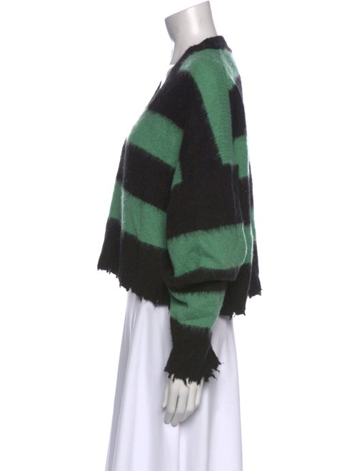 AllSaints Striped V-Neck Sweater