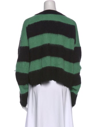 AllSaints Striped V-Neck Sweater
