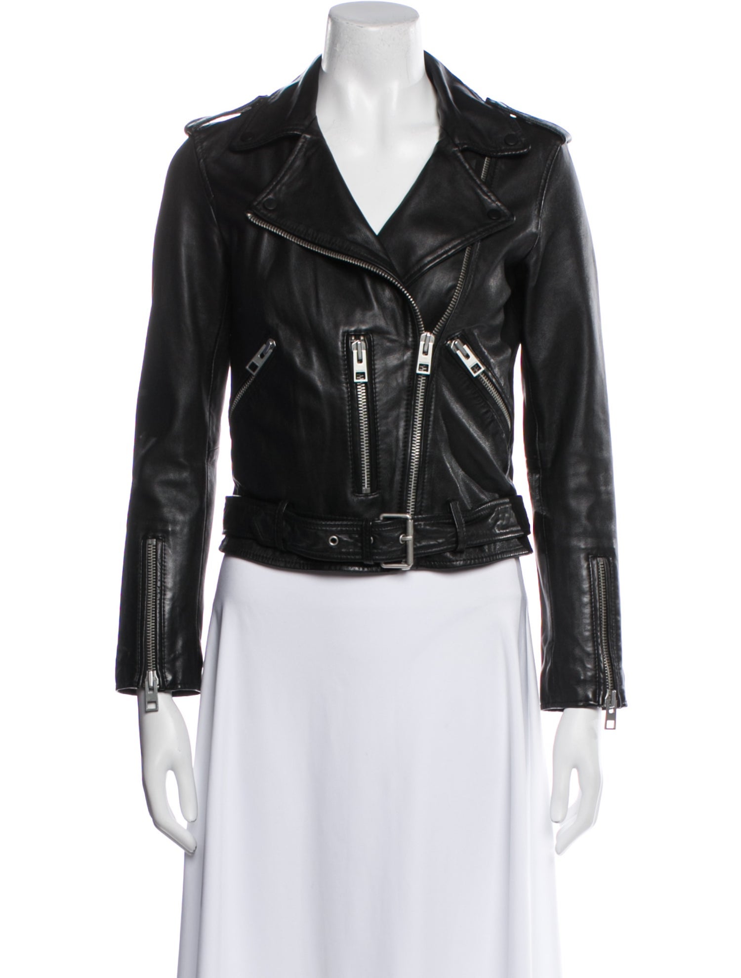 AllSaints Leather Biker Jacket