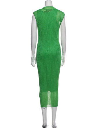 AllSaints Crew Neck Midi Length Dress