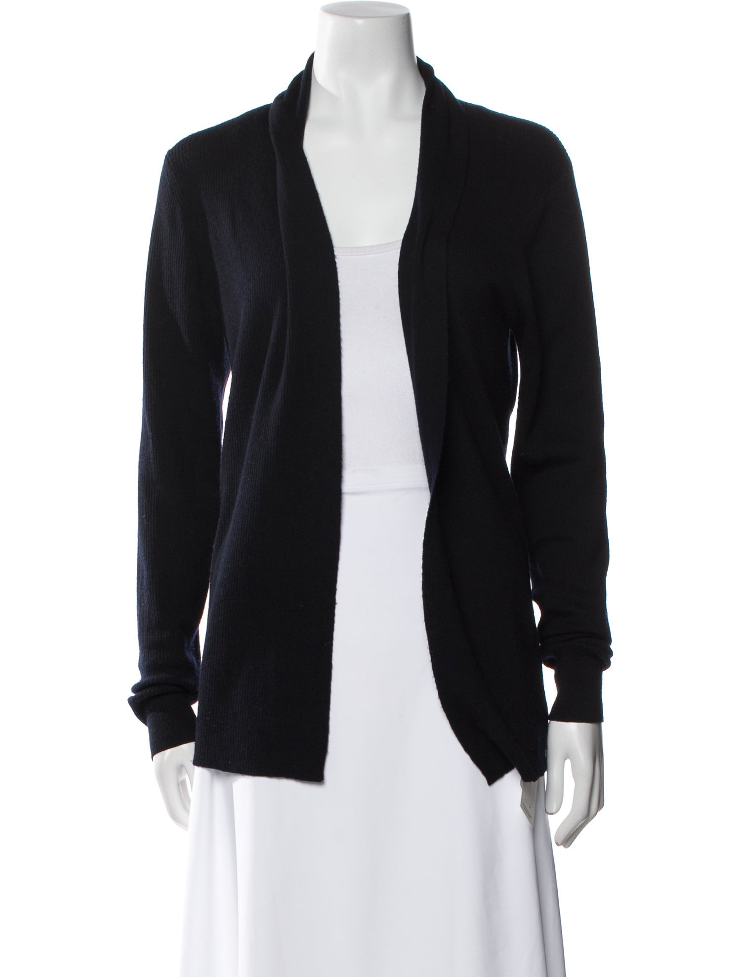 AllSaints Wool Open Front Sweater