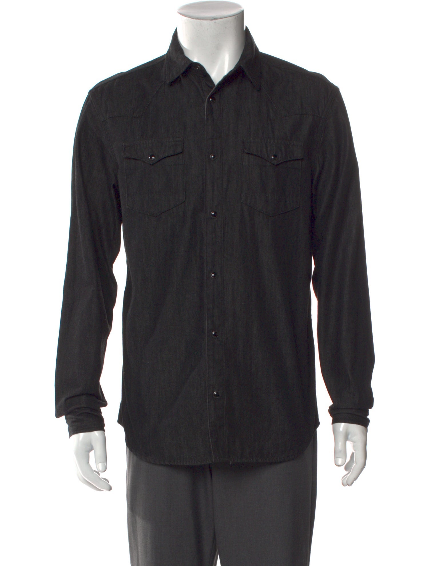 AllSaints Long Sleeve Denim Shirt