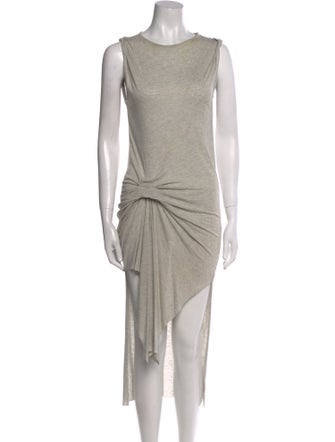 AllSaints Bateau Neckline Long Dress