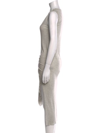 AllSaints Bateau Neckline Long Dress