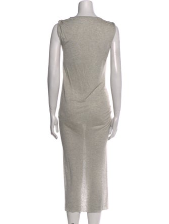 AllSaints Bateau Neckline Long Dress