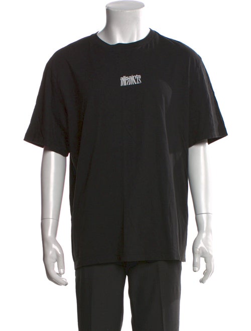 AllSaints Graphic Print Crew Neck T-Shirt