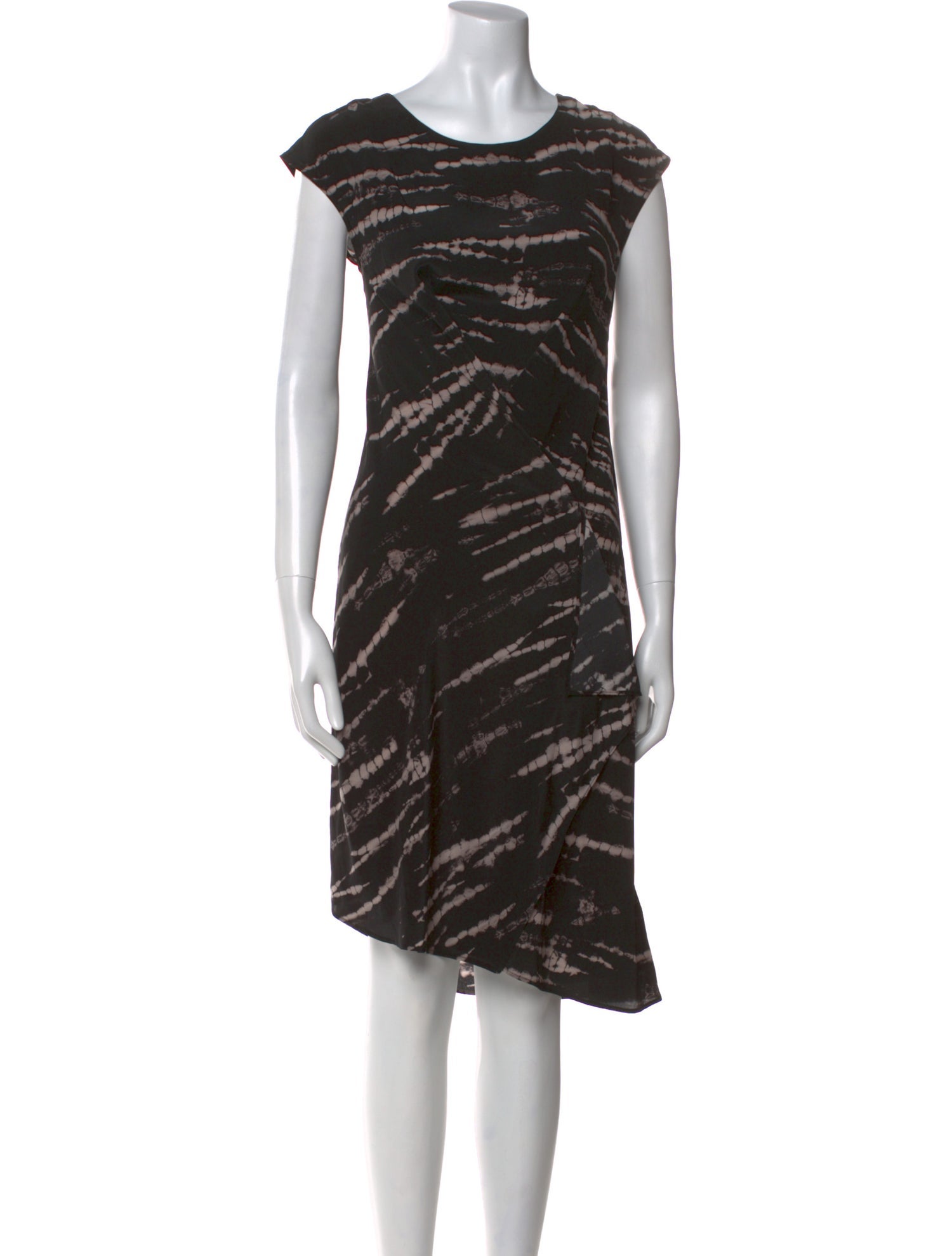 AllSaints Silk Midi Length Dress