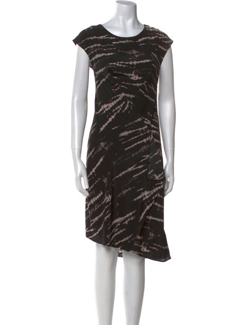 AllSaints Silk Midi Length Dress