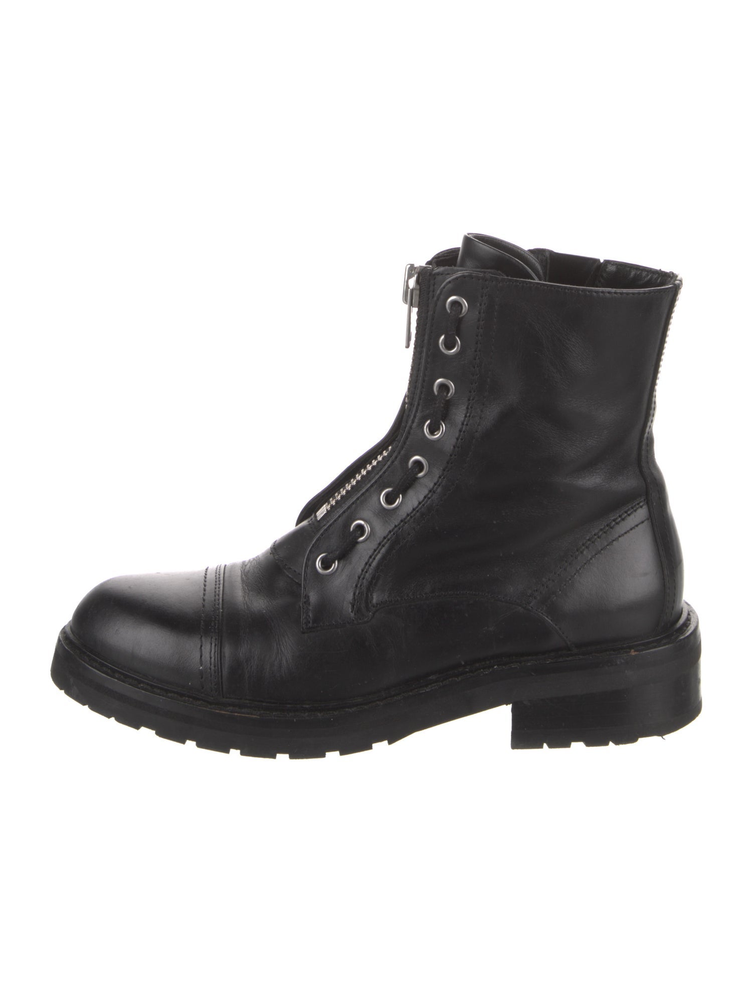 AllSaints Leather Combat Boots