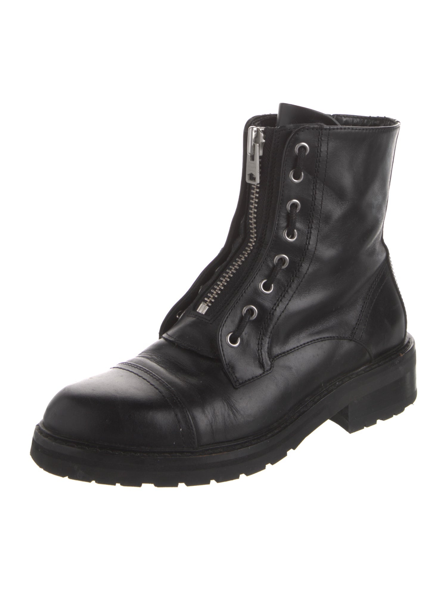 AllSaints Leather Combat Boots