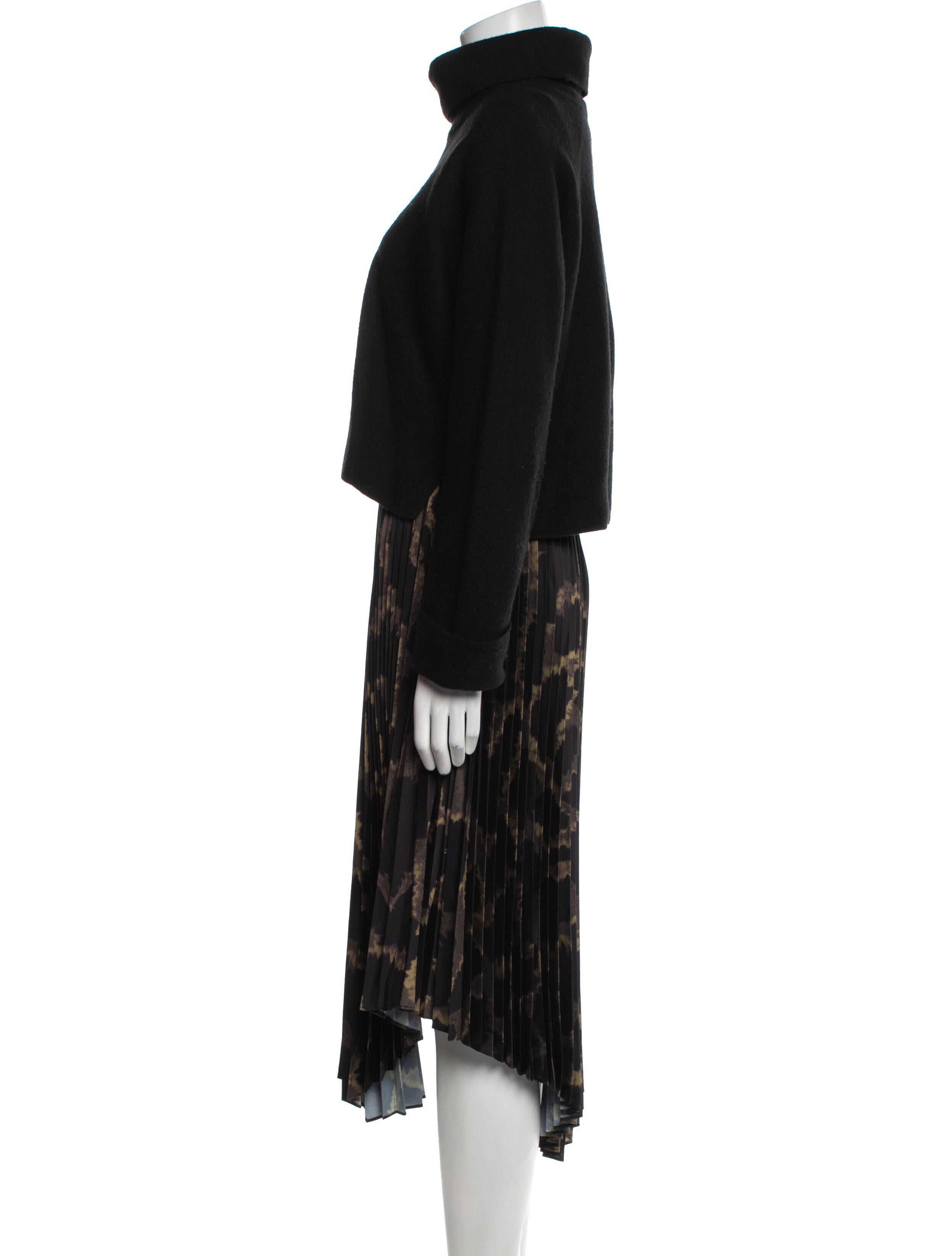 AllSaints Merino Wool Printed Dress Set