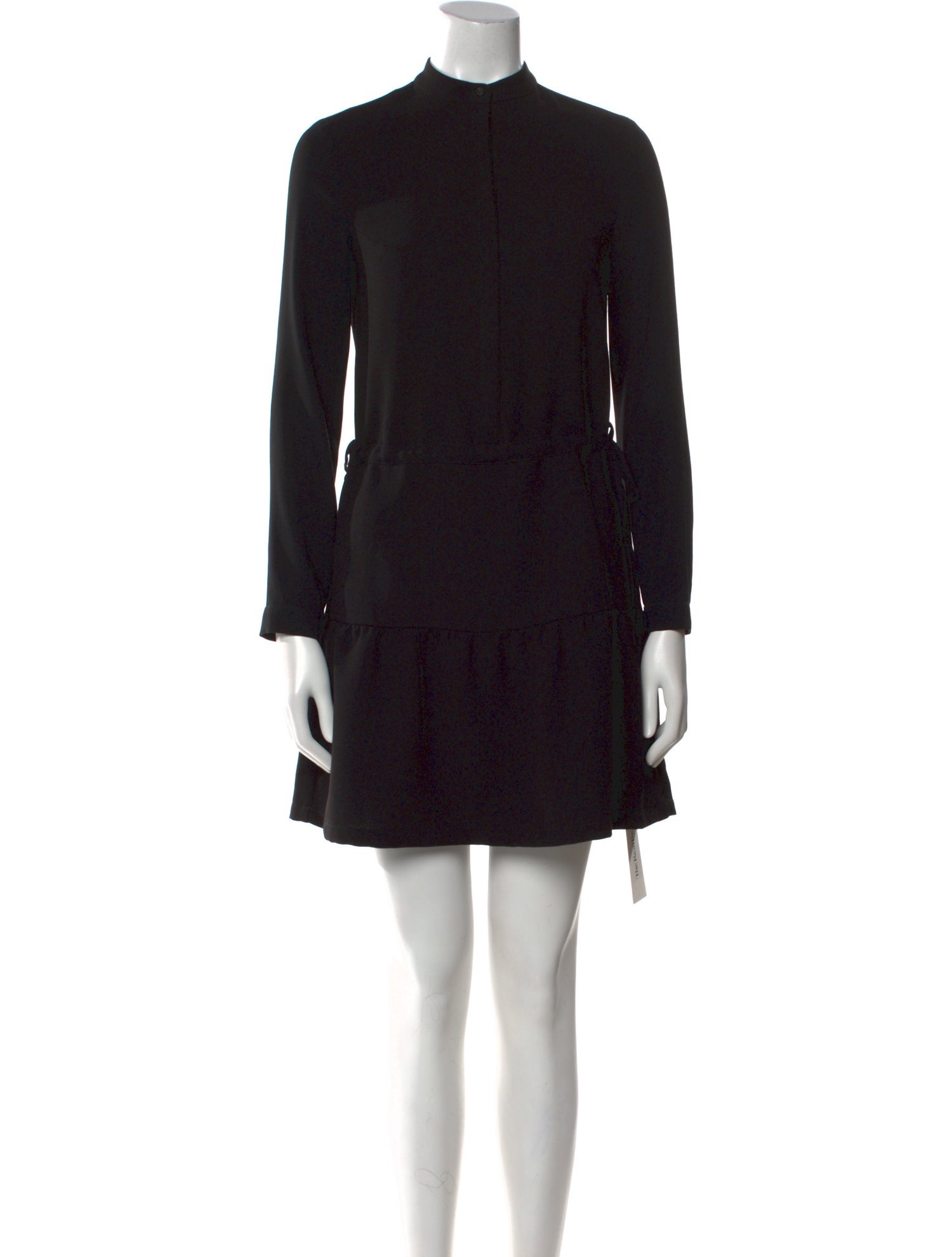 AllSaints Mock Neck Mini Dress