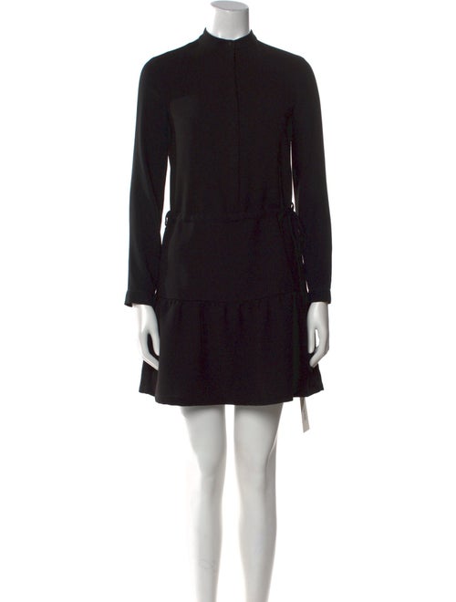 AllSaints Mock Neck Mini Dress