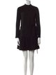 AllSaints Mock Neck Mini Dress