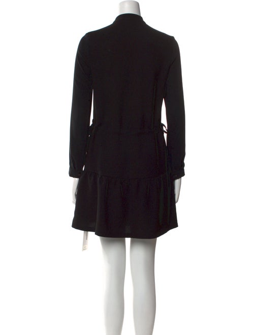 AllSaints Mock Neck Mini Dress