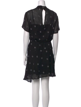 AllSaints Printed Mini Dress