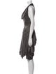 AllSaints Cowl Neck Knee-Length Dress