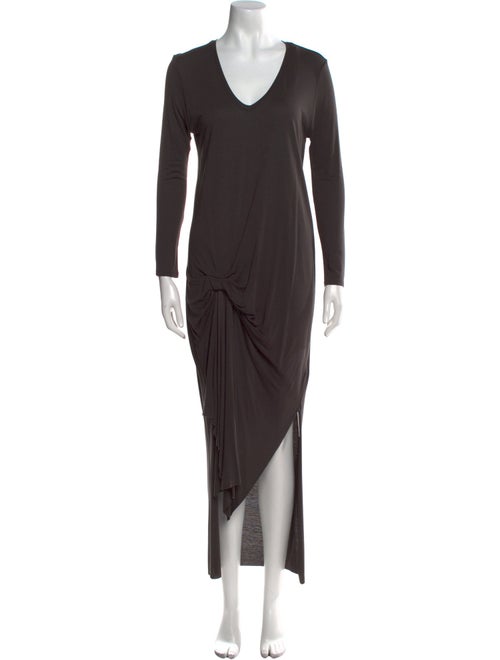 AllSaints V-Neck Long Dress