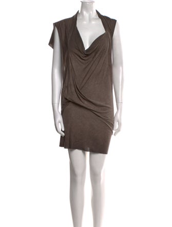AllSaints Cowl Neck Mini Dress