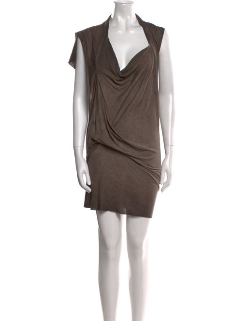 AllSaints Cowl Neck Mini Dress