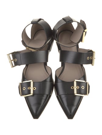 AllSaints Leather D'Orsay Flats