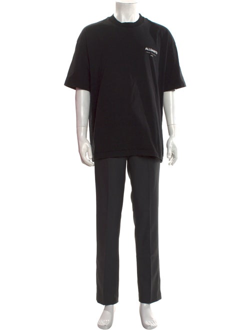 AllSaints Graphic Print Crew Neck T-Shirt