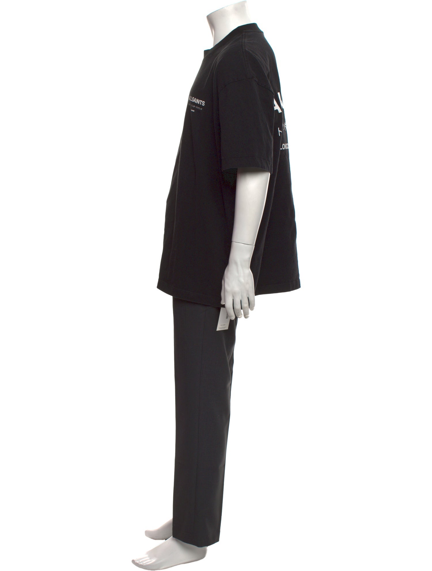 AllSaints Graphic Print Crew Neck T-Shirt