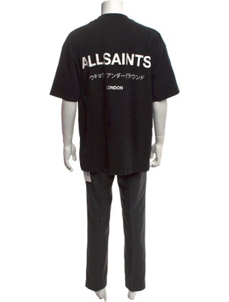 AllSaints Graphic Print Crew Neck T-Shirt