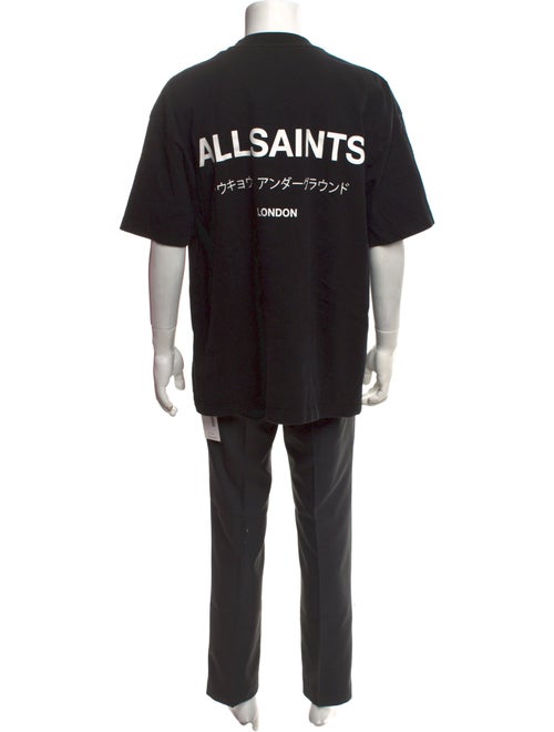 AllSaints Graphic Print Crew Neck T-Shirt